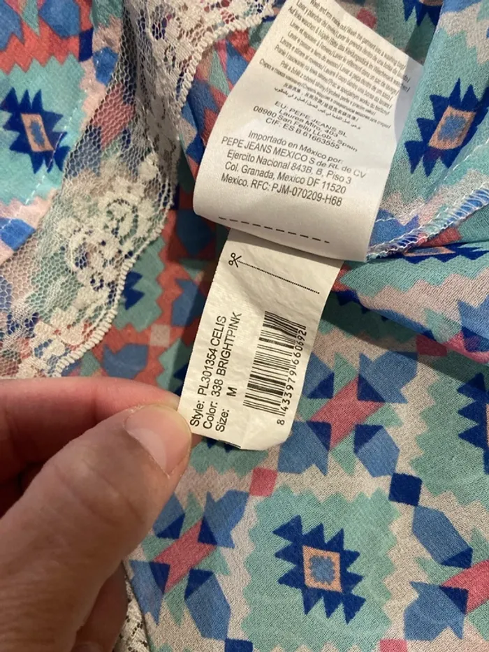Débardeur dentelle Pepe Jeans Taille M - photo numéro 8