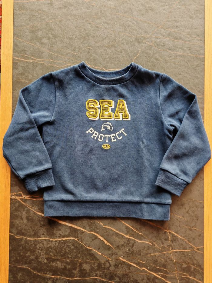 Sweat bleu Sea Protect Okaïdi 5 ans