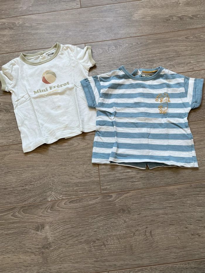 2 tee shirts manches courtes