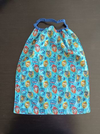 Bavoir maternelle motif licence pat'patrouille