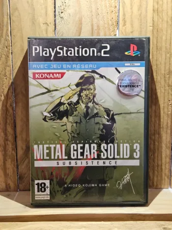 PlayStation 2 # Métal Gear Solid 3 Subsistence #