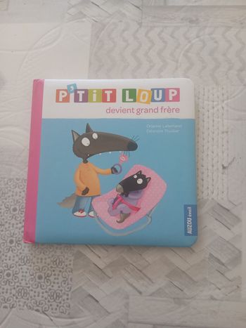 Livre P'tit loup devient grand frère 