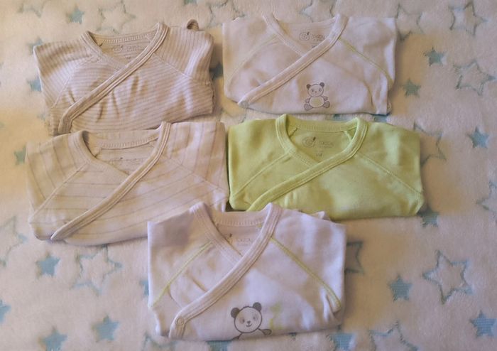 Lot de 5 bodies Gémo