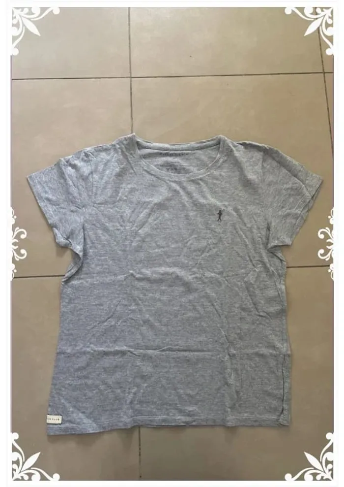 T-shirt gris polo club taille XL - photo numéro 2