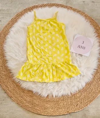 Robe ananas été 3 ans kiabi