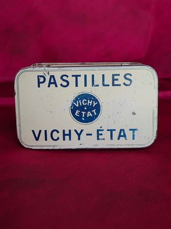 Ancienne boite de pastilles de vichy vide pour collectionneur (n°10)