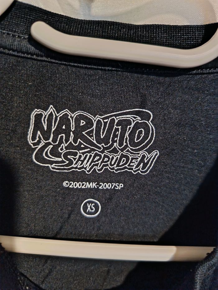 tee shirt noir imprimé de Naruto XS réf 12 D19 - photo numéro 2