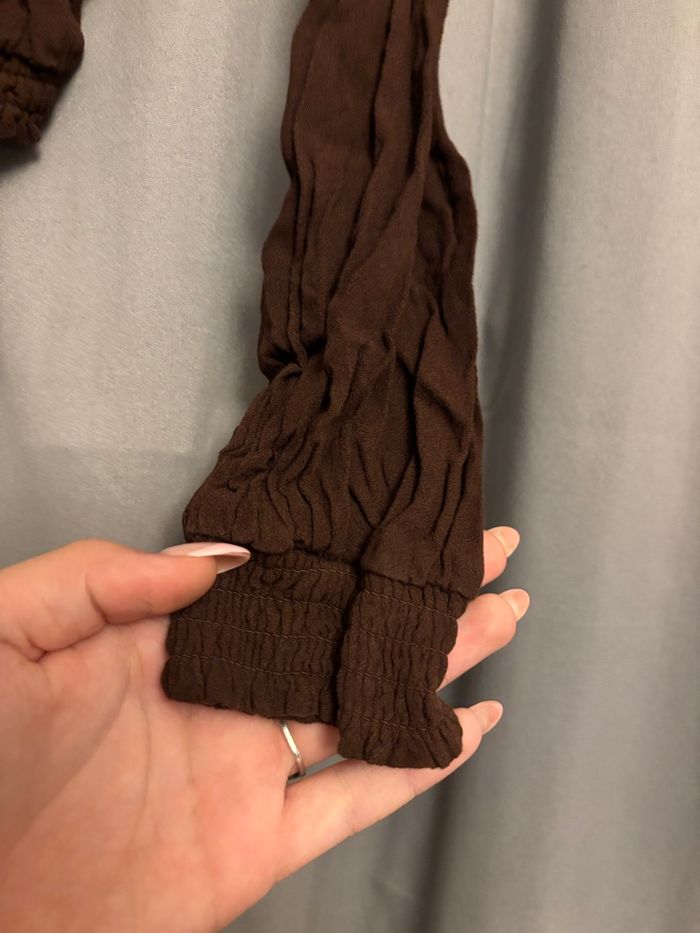 blouse marron - photo numéro 3