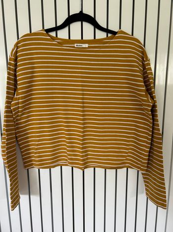 Tee shirt court ml rayé, Bizzbee, taille L