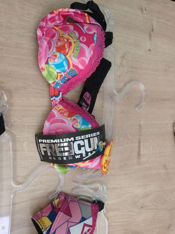 Lot de 3 soutien gorge freegun 70A