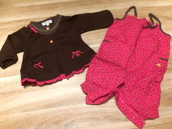 Salopette et veste la compagnie des petits 6 mois
