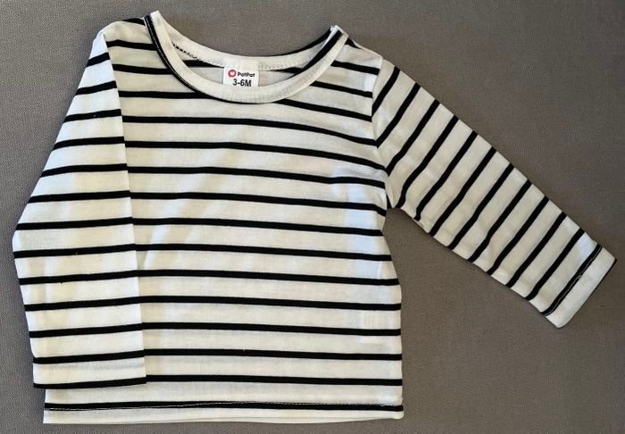 Jolie salopette PatPat 3-6 mois + tee-shirt NEUF - photo numéro 5