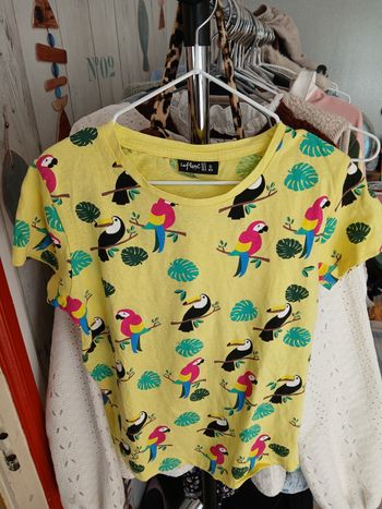 T-shirt fille a motifs>