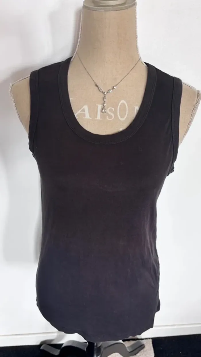 💕 débardeur noir basique taille 36 s #undiz - photo numéro 2