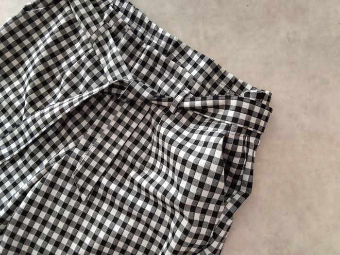 Pantalon a carreaux noir et blanc Kiabi  t46 - photo numéro 3