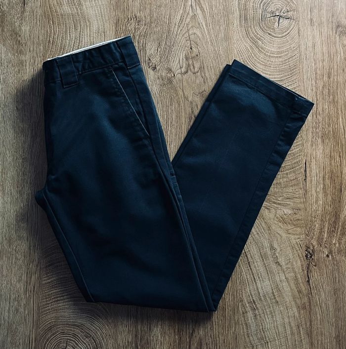 Pantalon bleu marine Dickies Skinny Straight pour femme, taille W 26 (36 taille française) - photo numéro 3