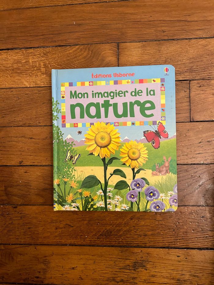 Livre Mon imagier de la nature éditions Usborne