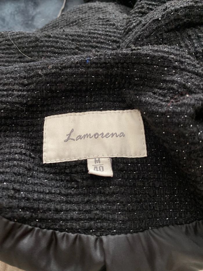 Superbe Veste Légère Courte Style Tweed Taille S - photo numéro 9