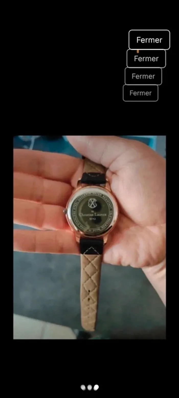 Montre Femme – Christian Lacroix - photo numéro 3