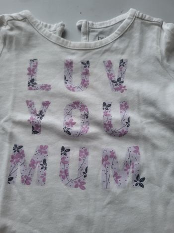T shirt manches longues GAP 6 mois