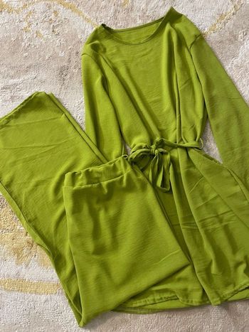 Ensemble 2 pièces vert pour femme