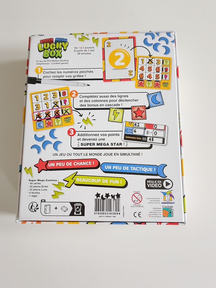 Super méga lucky box cocktail games complet - photo numéro 2