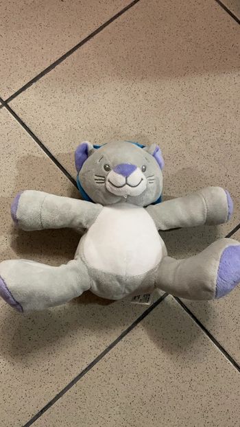Peluche chat luc&lea