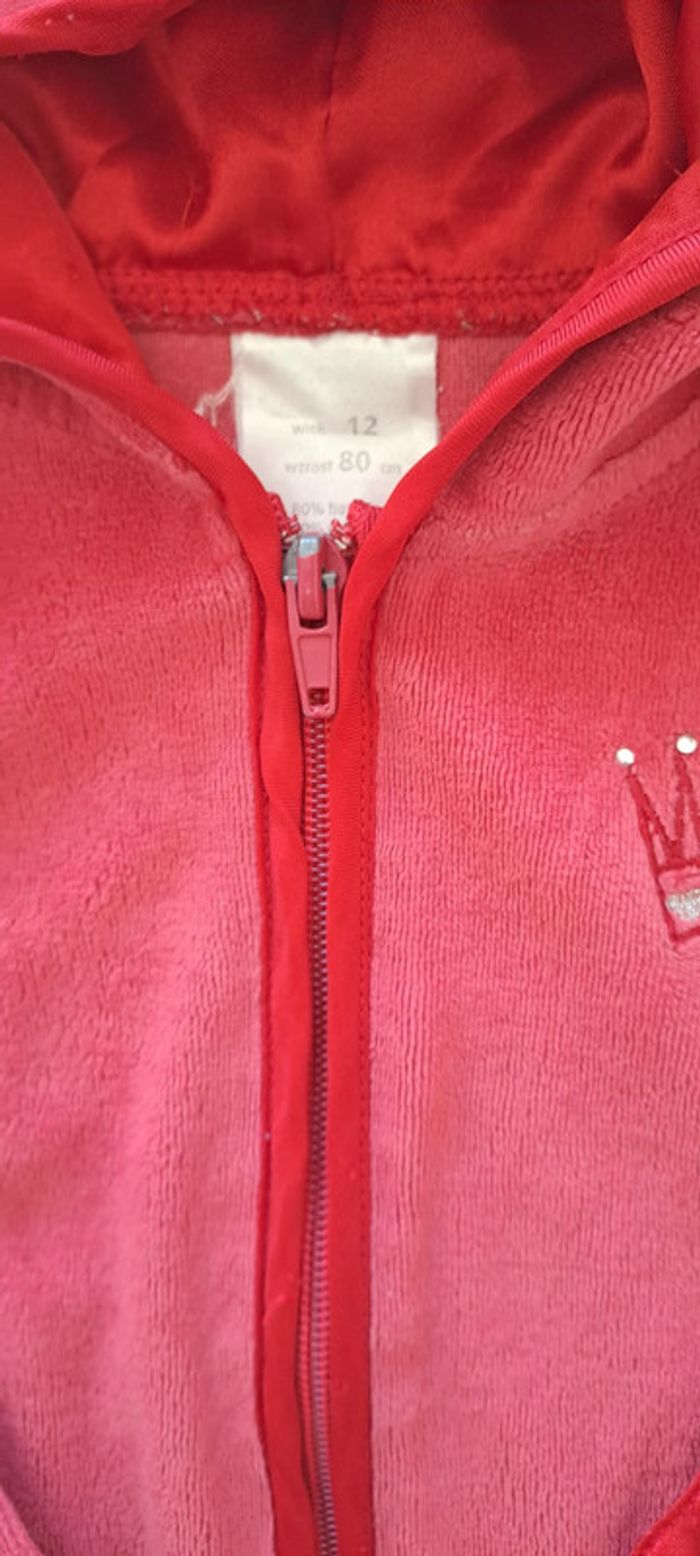 Veste zippée à capuche 12 mois - photo numéro 4