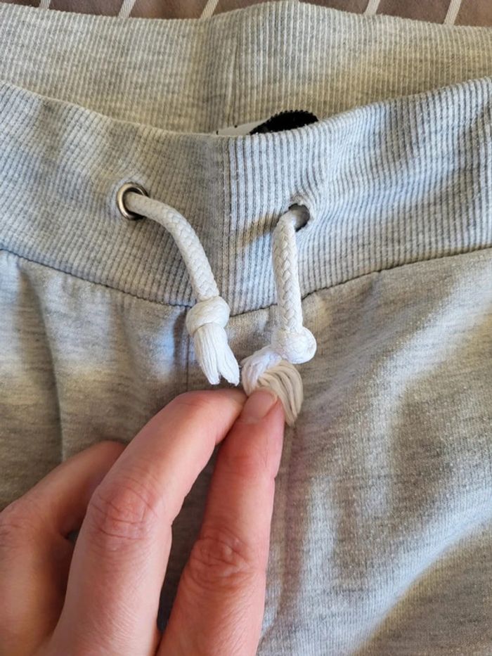 Pantalon de jogging molleton 14 ans gris La Redoute - photo numéro 3