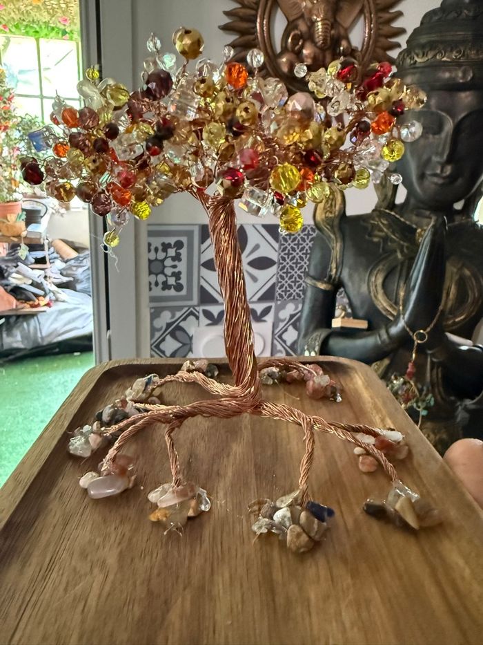 Magnifique, grand arbre de vie, perle en cristal - photo numéro 2