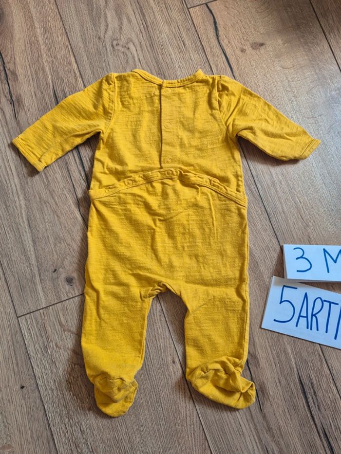 🌼 Pyjama bébé Gémo 3 mois - photo numéro 5