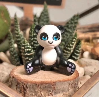 Lego Animaux Friends : panda 🐼 souriant aux yeux bleus