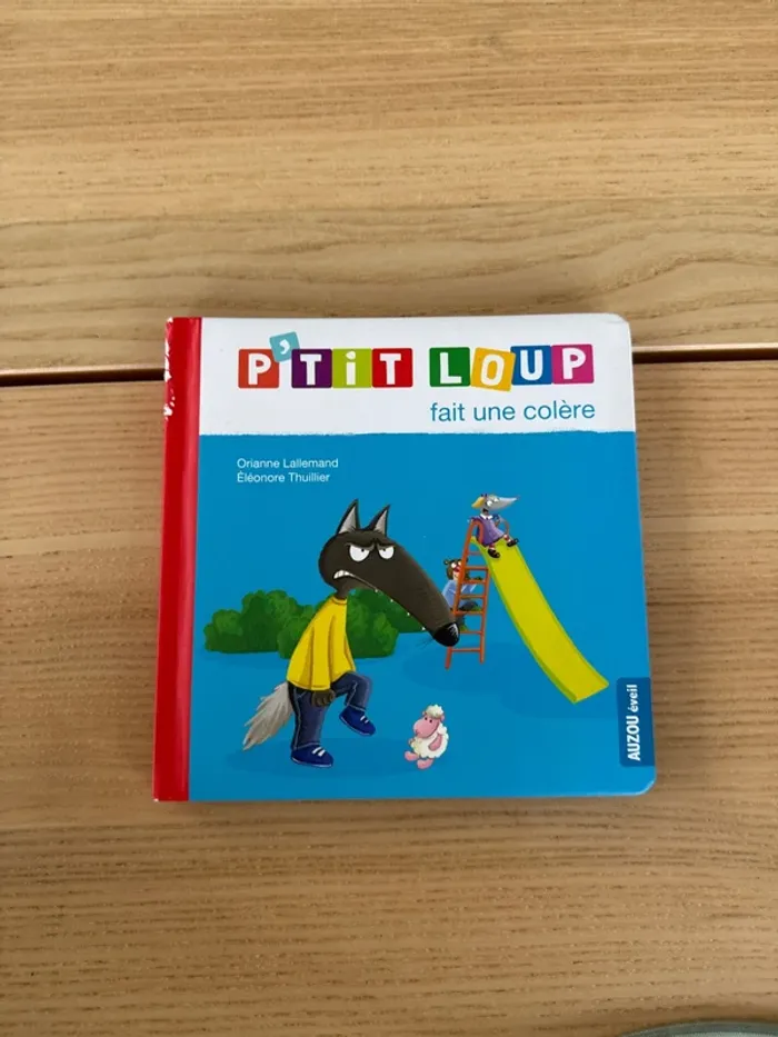 Livre p’tit loup fait une colère