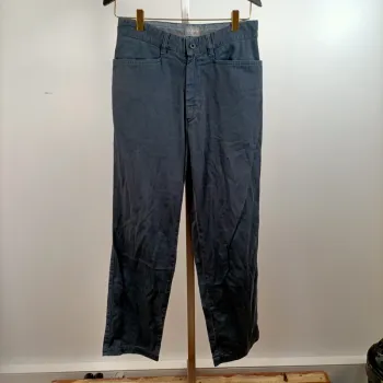 Pantalon homme Hugo Boss Sport bleu foncé coton 100% coupe droite taille 44 A1415