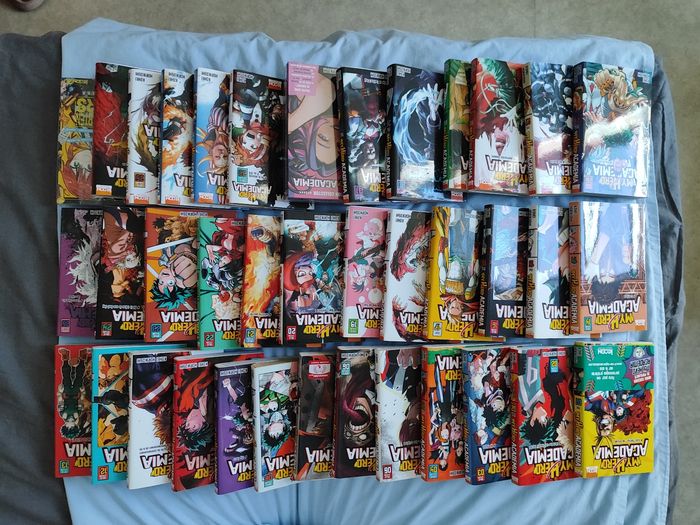 Lot De 38 Tomes Manga My Hero Académia collector inclus coffret tome 32 Neuf - photo numéro 2