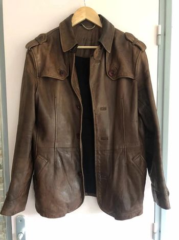 Veste en cuir d'agneau Devred T.M