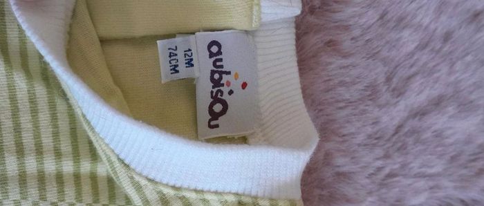 T shirt avec pressions au dos 12 mois au bisou - photo numéro 2