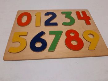 Puzzle en bois : Les chiffres