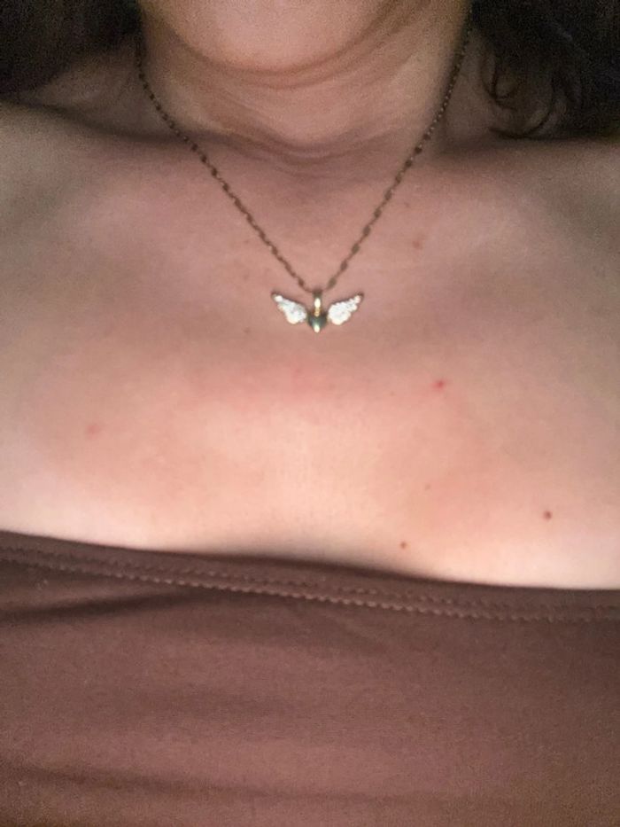 Collier cœur et ailes - photo numéro 2