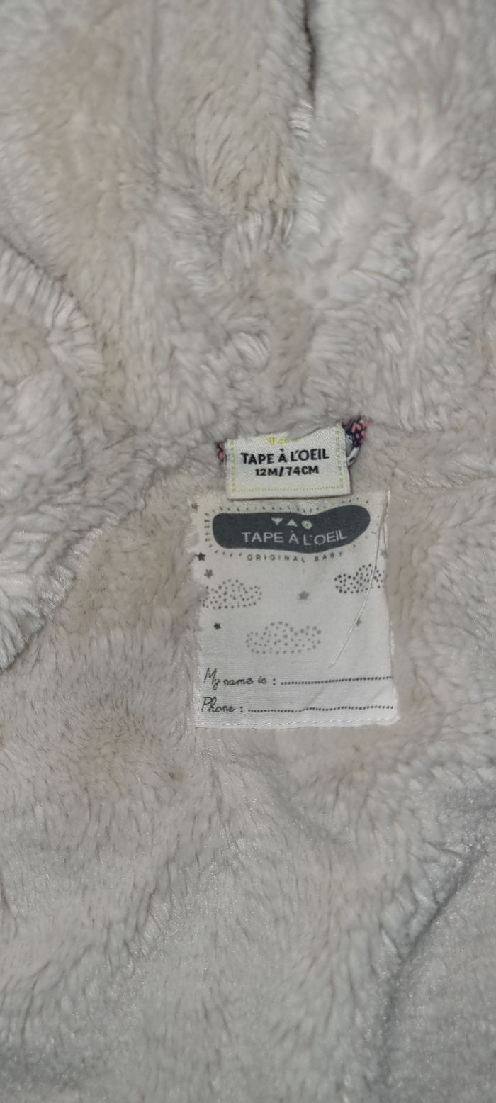 Manteau chaud 12 mois tape à l'œil - photo numéro 8