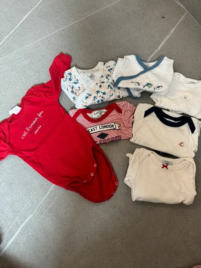 Lot de 7 bodys manches longue - photo numéro 2