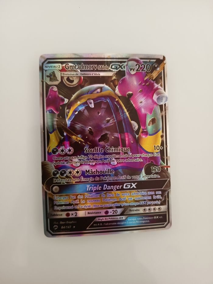 Carte pokémon Grotadmorv d'alola