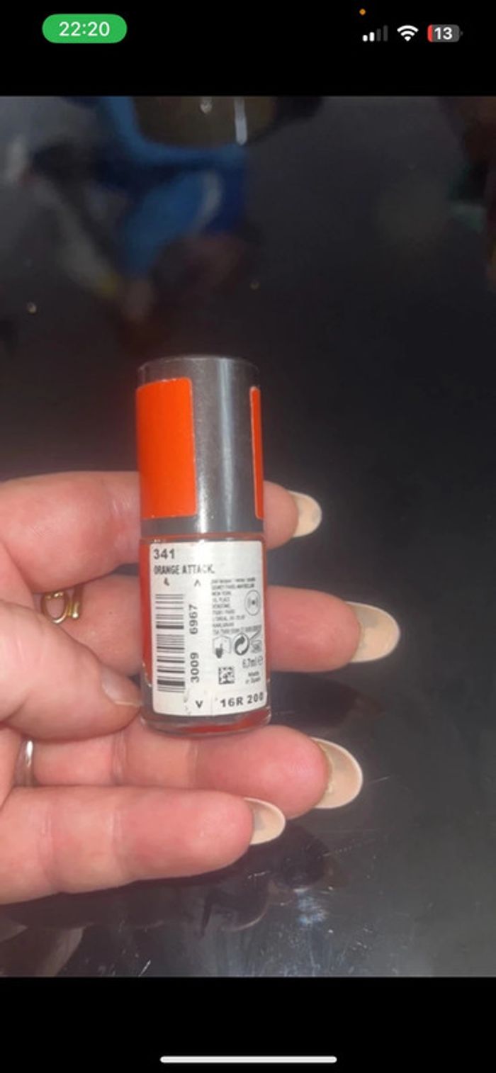 Vernis orange gemey maybelline - photo numéro 2