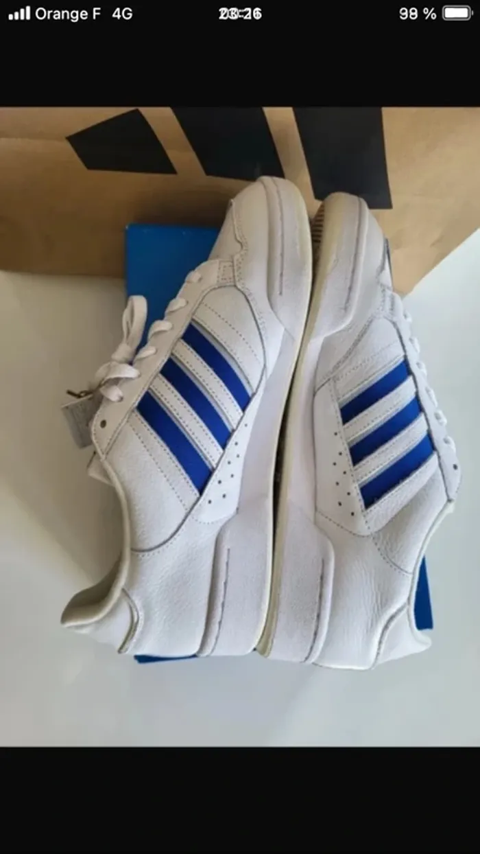 Basket Adidas continental 80 Stripes neuve taille 47 1/3 - photo numéro 4