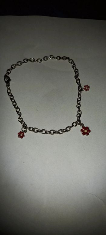 Bracelet cheville fleur