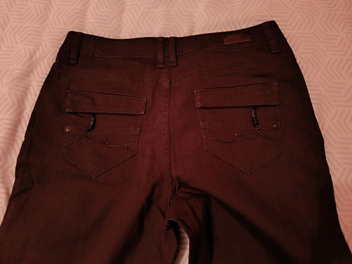 Jean skinny marron T. 42 _ Yessica - photo numéro 6