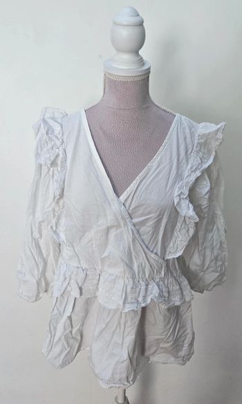 Blouse blanche Primark Taille 46