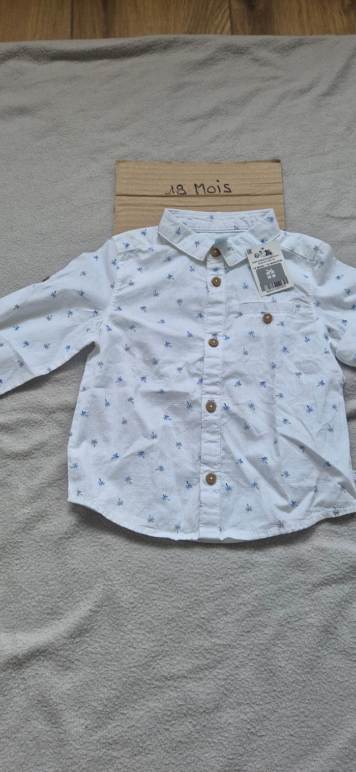 Chemise 18 mois neuve obaibi