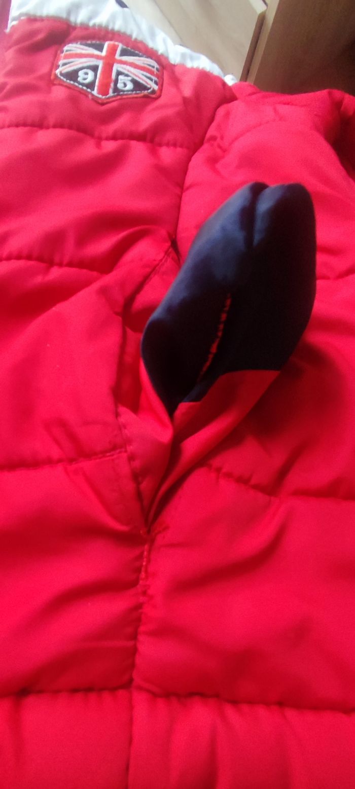 Veste doudoune rouge d'hiver  enfant 3 ans ORCHESTRA - photo numéro 4