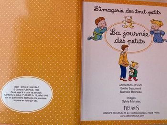 Livre la journée des petits TBE Fleurus - photo numéro 2